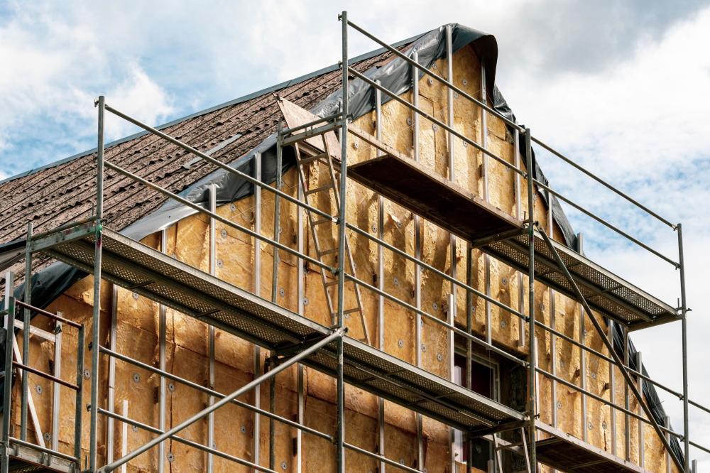 Isolation par l'extérieur d'une maison