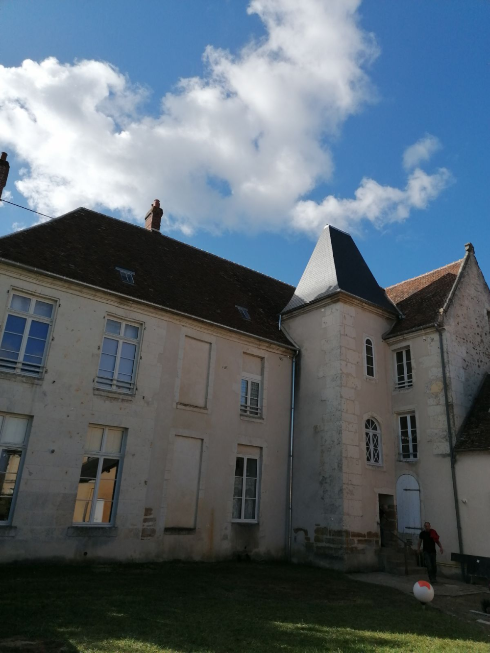 Couverture d'un château