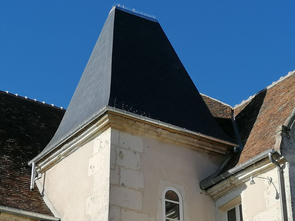 Couverture d'un château